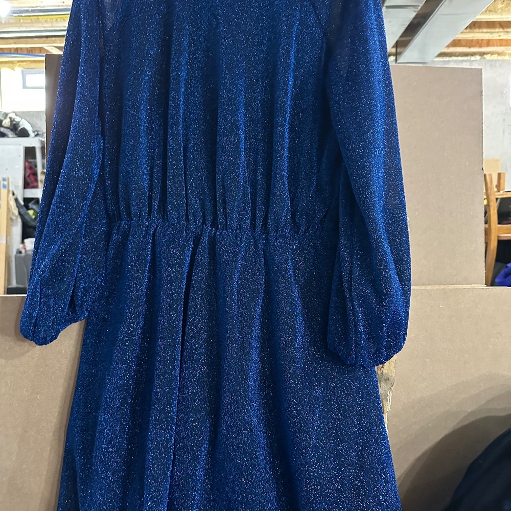 Blue sparkle dress